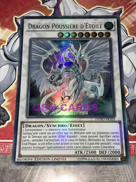 Dragon Poussière d'Étoile DUPO-FR103 Yu-Gi-Oh