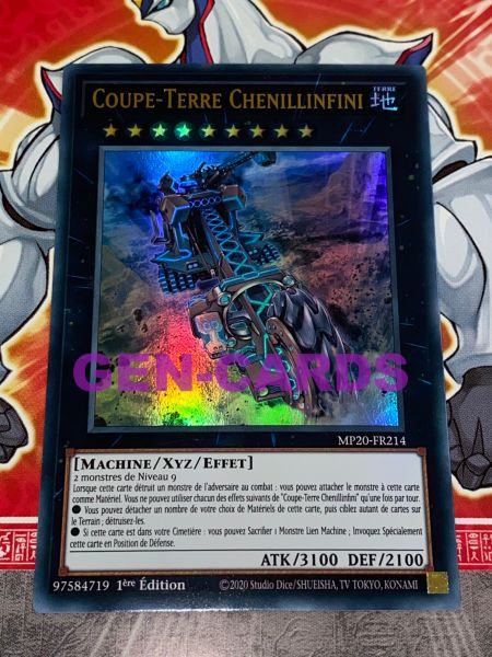 ♦ yu-gi-oh ♦ earth cutter mp20-fr214 ur chenillinfini 
