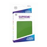 SLEEVES ULTIMATE GUARD VERT STANDARD PAR 80