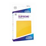 SLEEVES ULTIMATE GUARD JAUNE MATTE STANDARD PAR 80