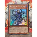 SAGE AVEC DES YEUX DE BLEU ARGENT ( BLC1-FR014 )