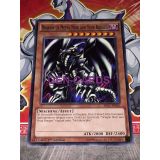 DRAGON DE METAL NOIR AUX YEUX ROUGES ( ML1-FR035 )